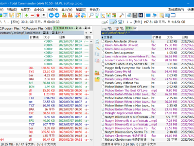 【限时免费分享】一款实用的文件夹增强软件Total Commander（TotalCMD）文件夹多标签页软件